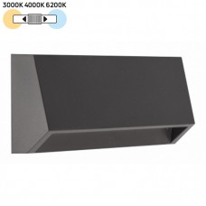 Φωτιστικό Επίτοιχο LED 3W 230V 240lm CCT Polycarbonate Γραφίτη IP65 3-97718